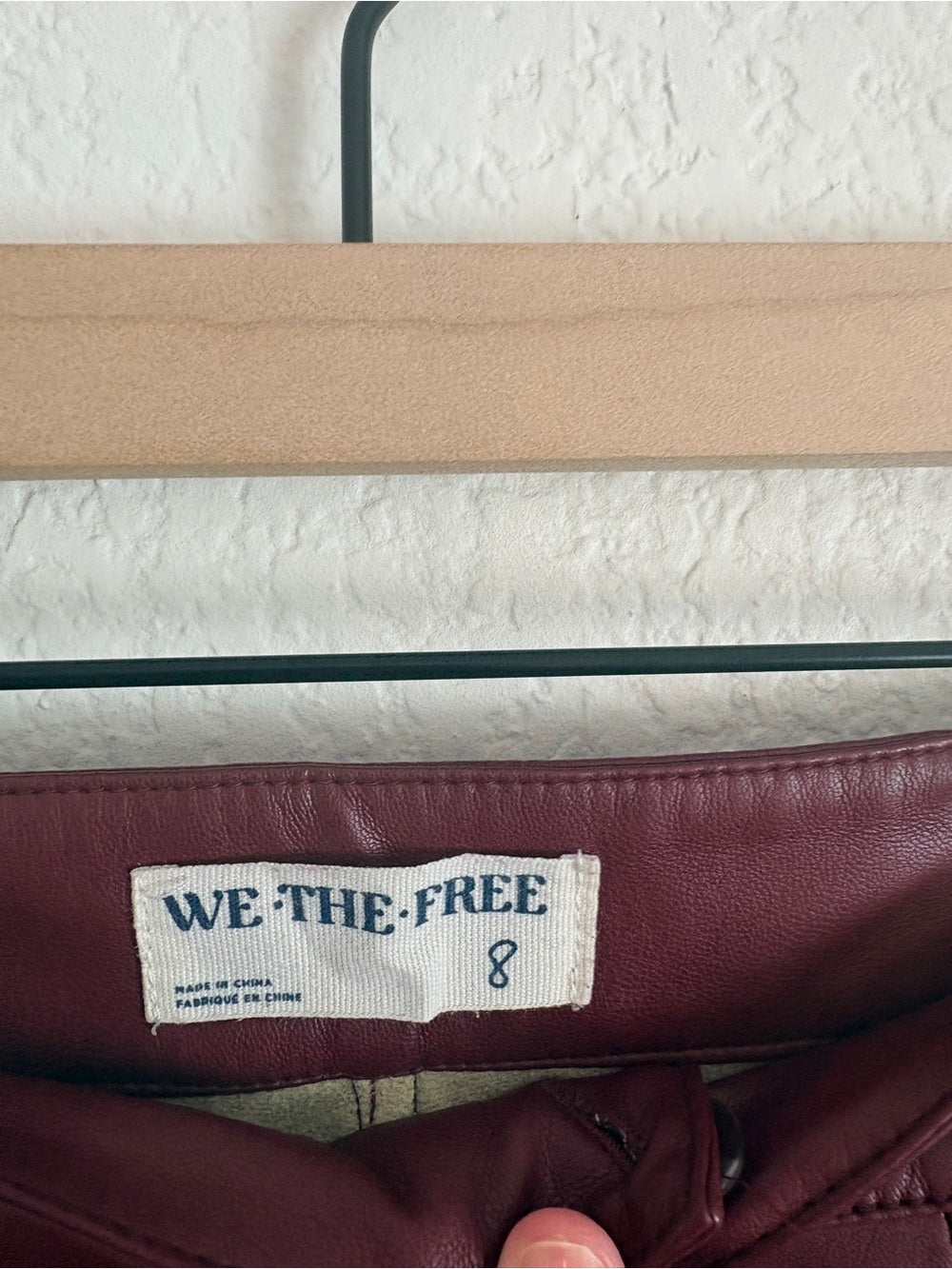 Free People Uptown High Rise Vegan Pants