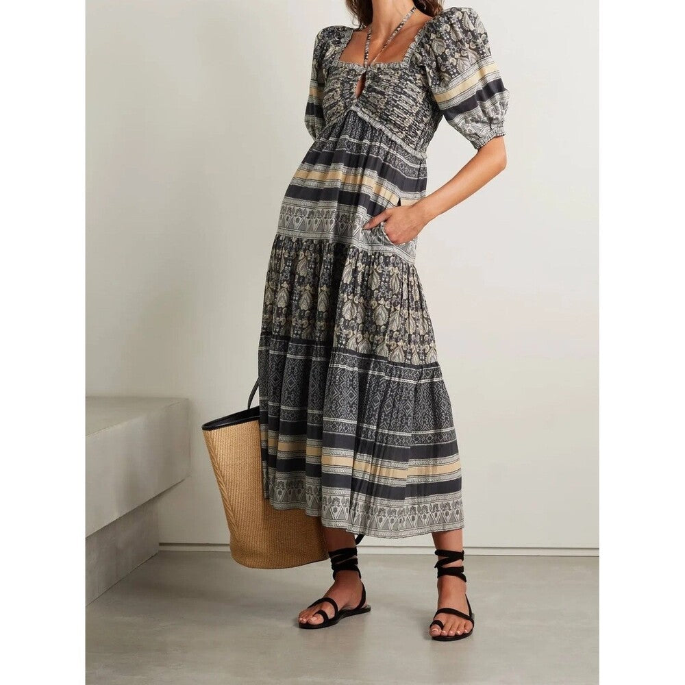 Sea New York Tasha Cotton Boho Dress (M)