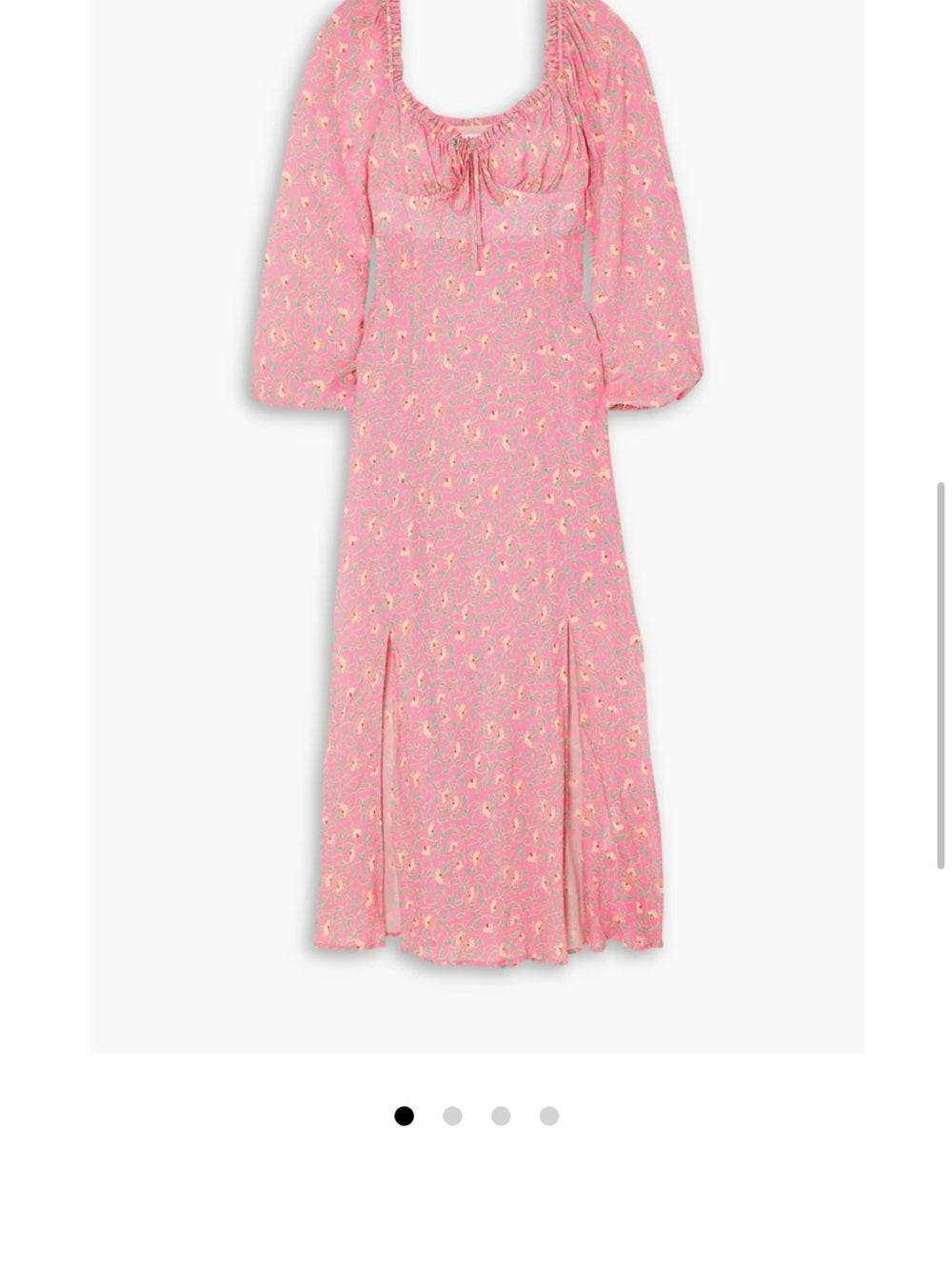 RIXO Olimani tie-detailed floral-print crepe de chine midi (4)