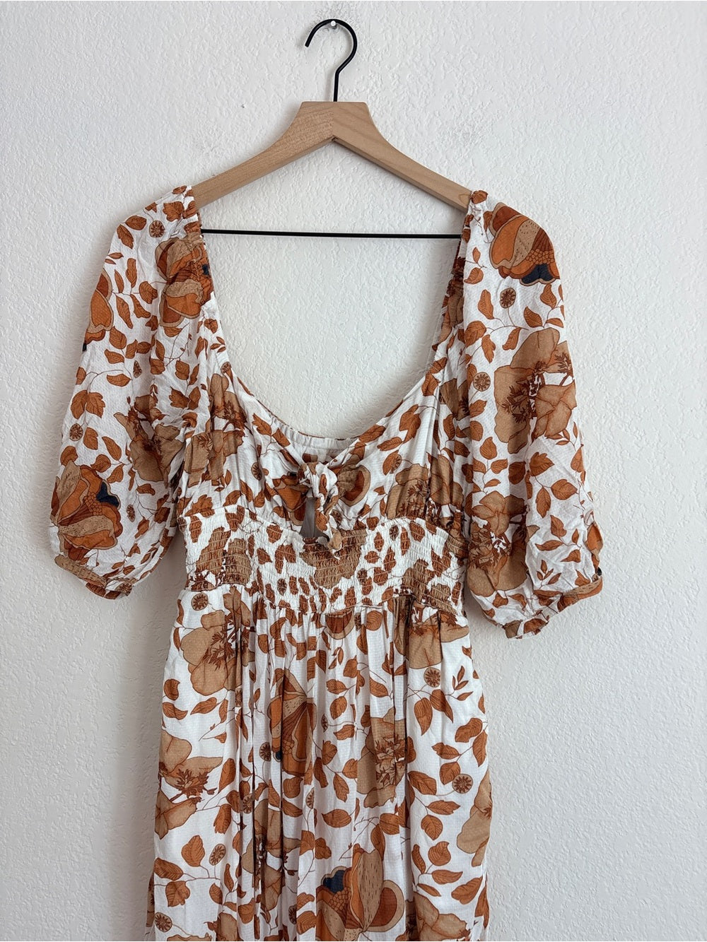 Anthropologie Tiered Floral Maxi Dress (S)