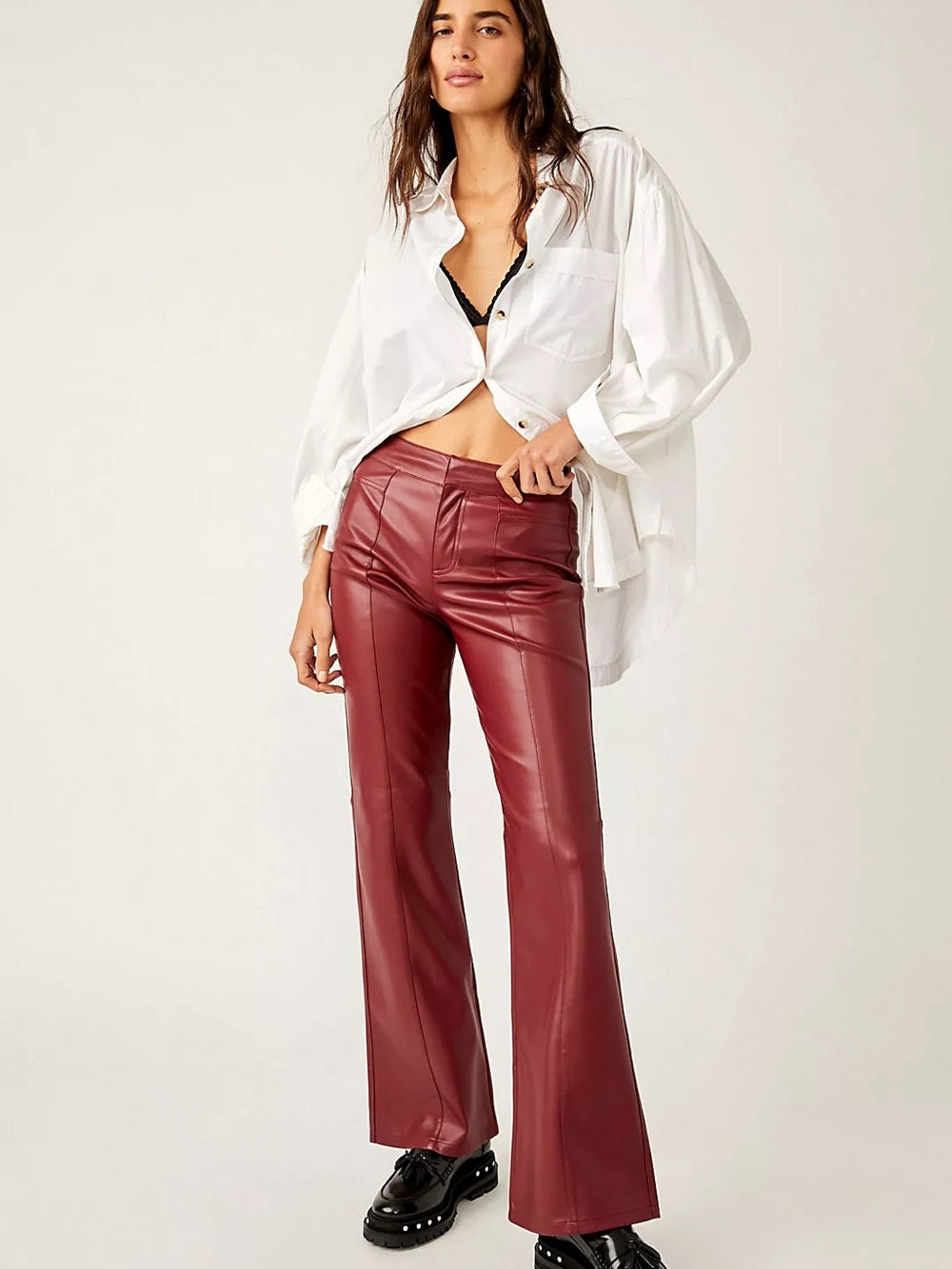 Free People Uptown High Rise Vegan Pants (8)