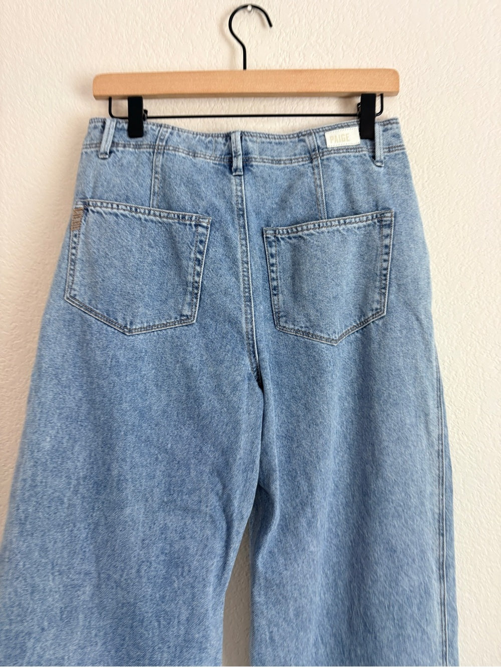 Paige Bella Pleated Trouser Jeans 100% Soft Cotton (26)
