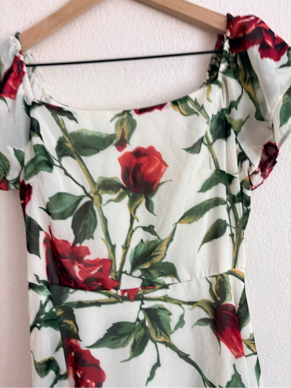Betsey Johnson Tea Length Rose Cocktail Dress (2)