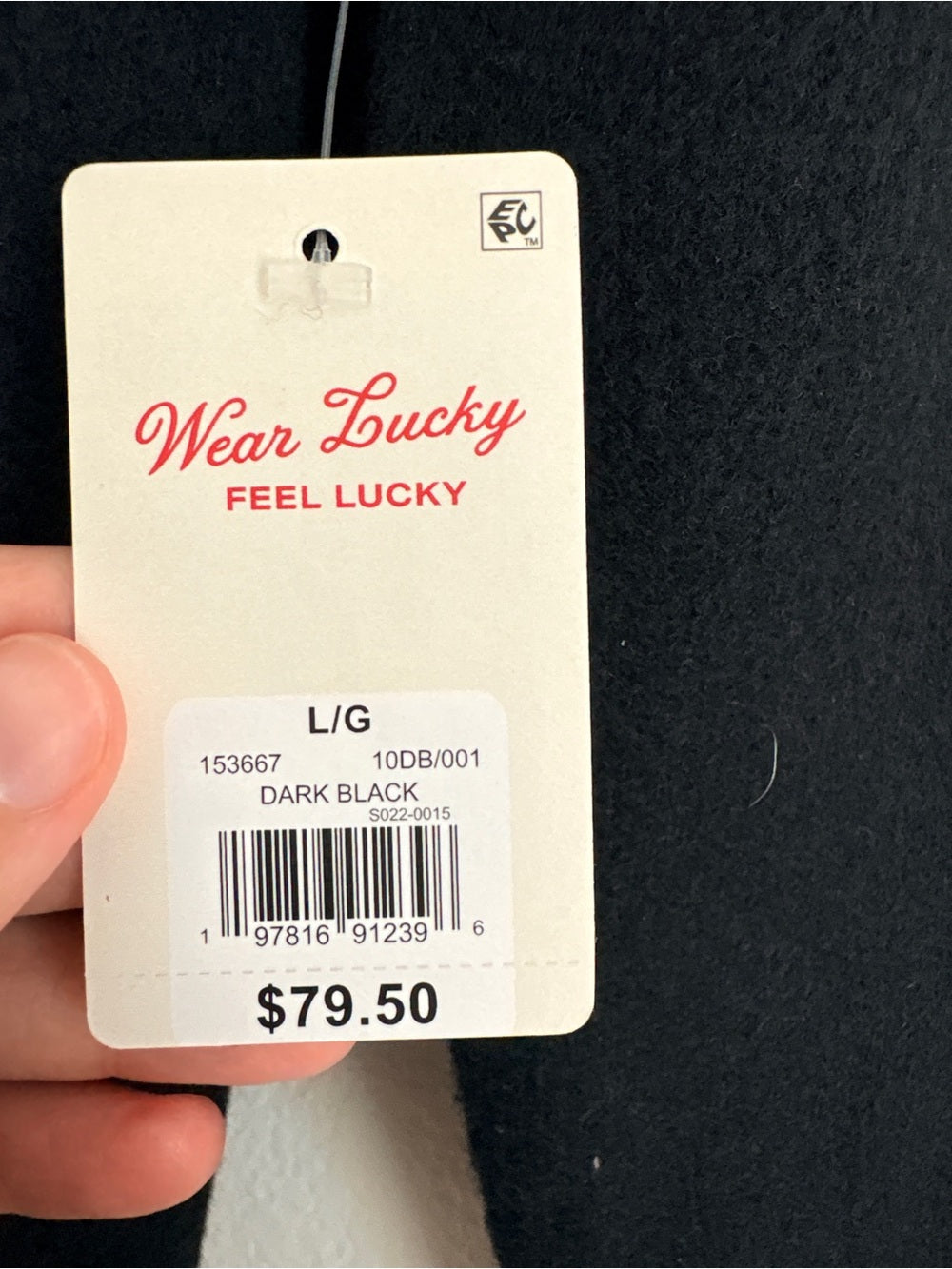 NWT Lucky Brand Black Shacket Light Jacket Sweater (L)