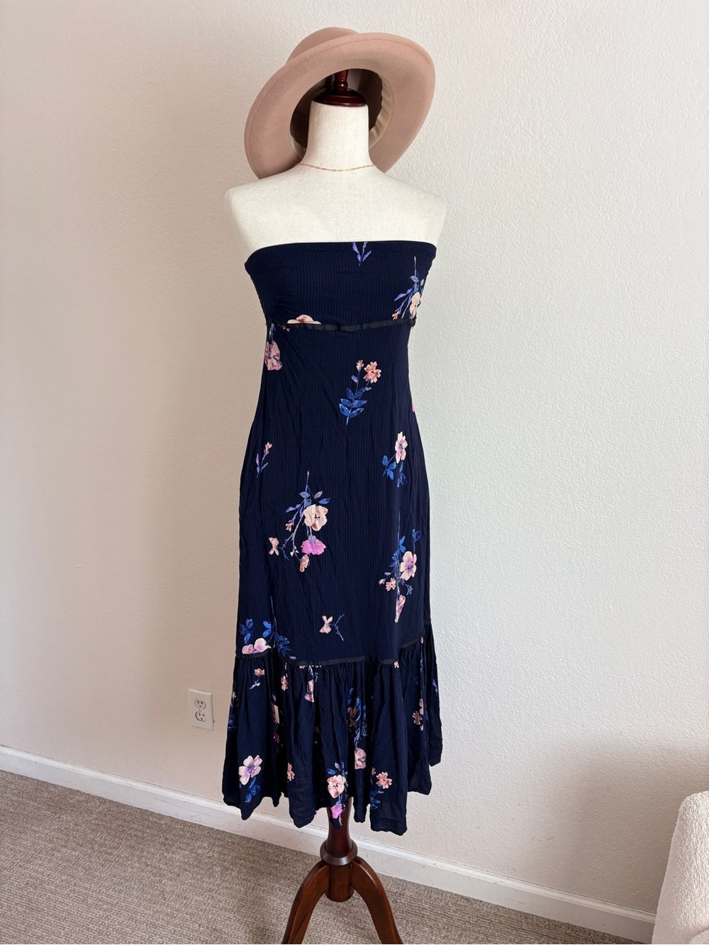 Free People Rosie Posie Midi Dress (M)