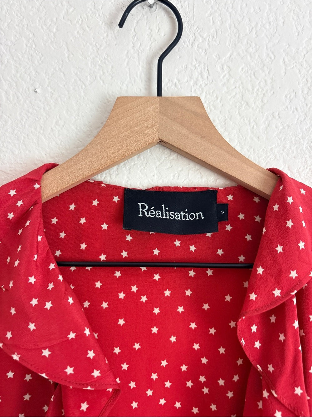 Realisation Par Silk Polka Dot Red Dress (S)