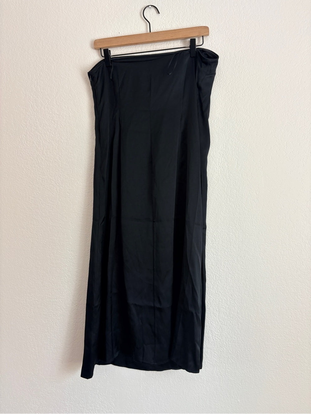 NWT Anine Bing Silk Black Megan Strapless Dress (L)