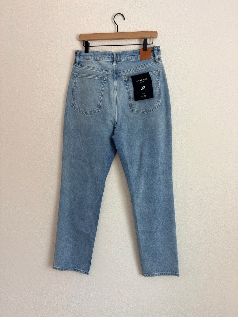 NWT Anine Bing Jackie High Rise Jeans (32)