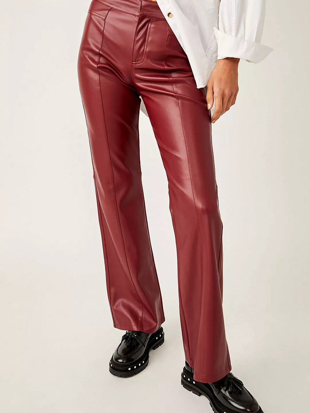 Free People Uptown High Rise Vegan Pants
