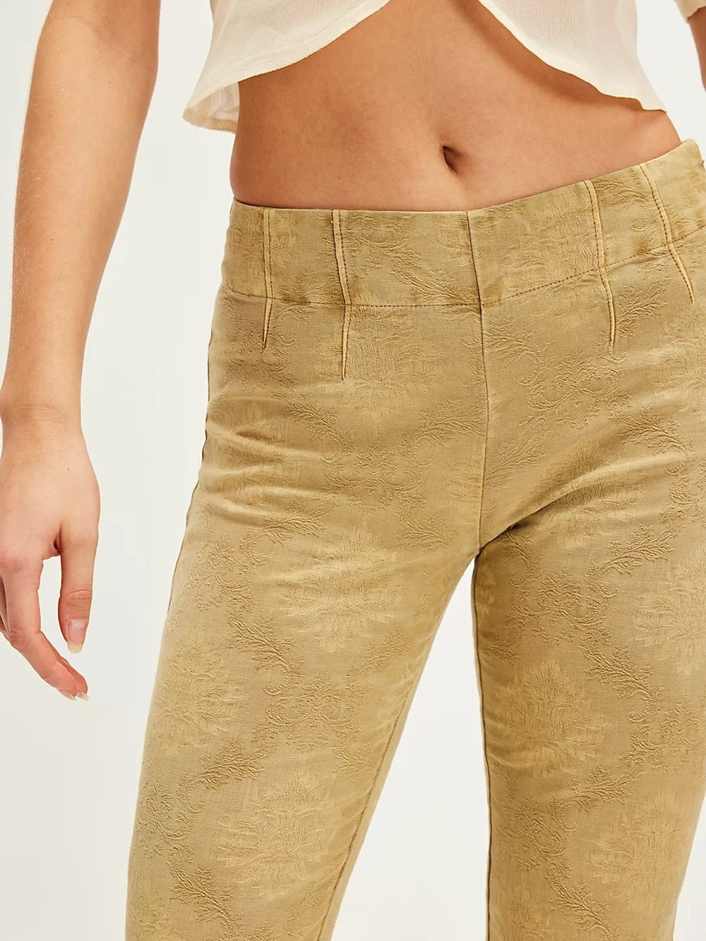 NWT Free People Sweet Saloon Y2K 90s Style Pants (8)