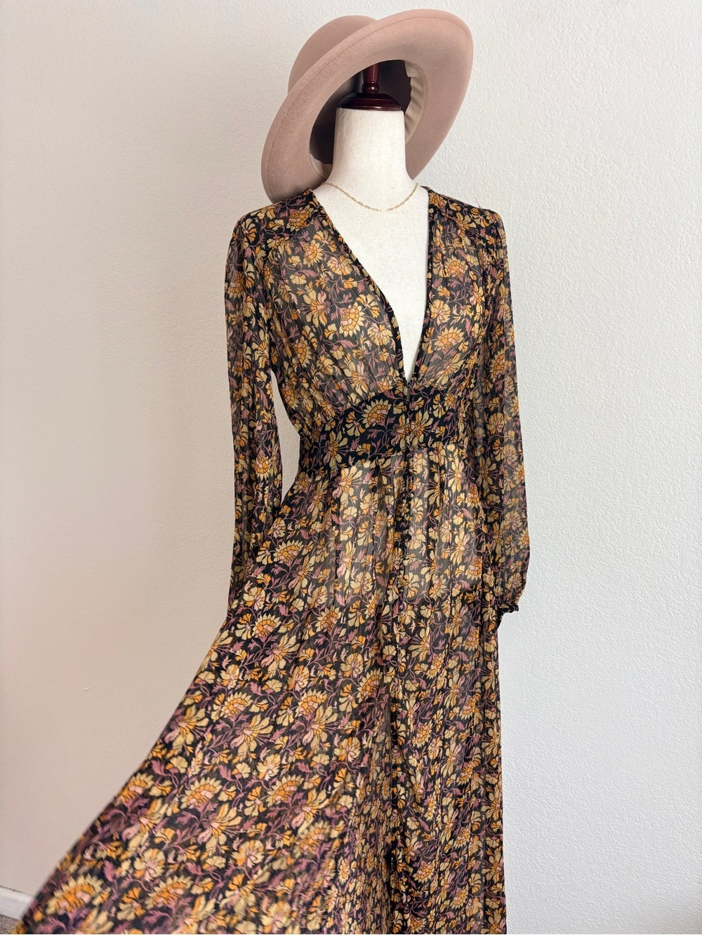 Free People Valerie Duster in Honeysuckle (XS)