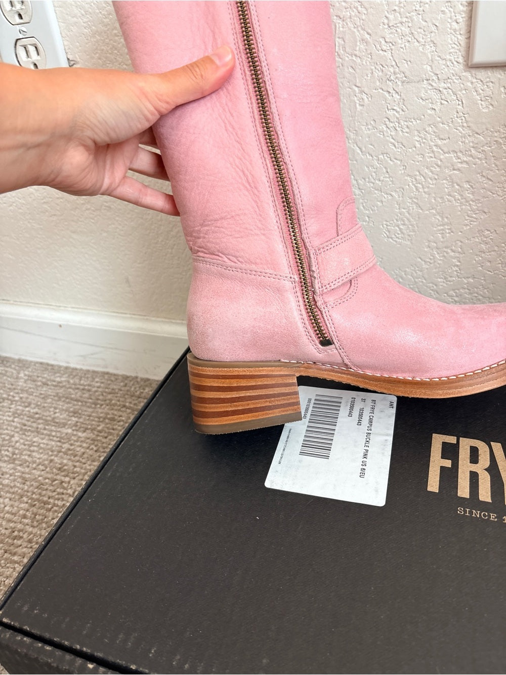 NEW Frye Exclusive Campus Buckle Boots (6)