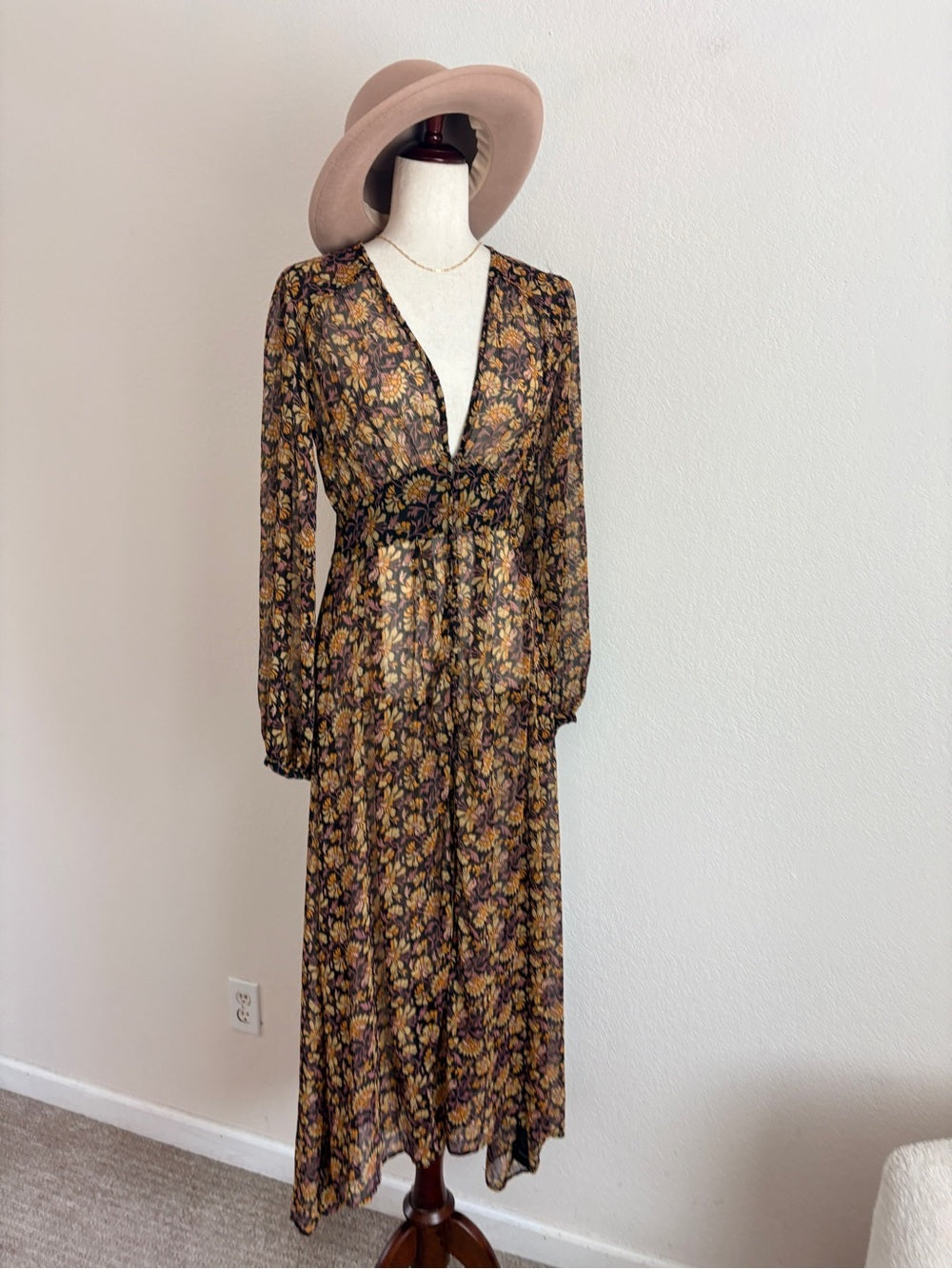 Free People Valerie Duster in Honeysuckle (XS)
