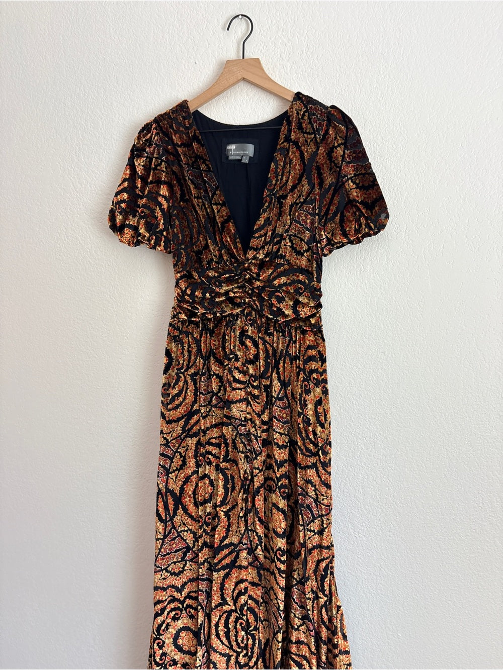 Anthropologie Catalina Burnout Velvet Dress (2)