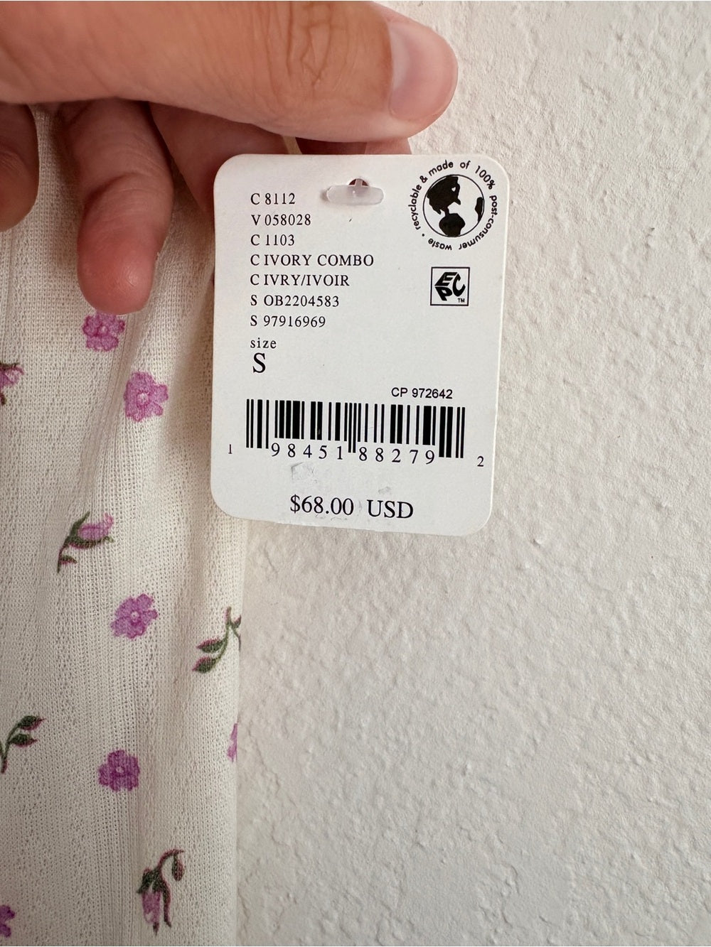 NWT Free People Daisy Bali Isn’t It Lovely Tunic (S)