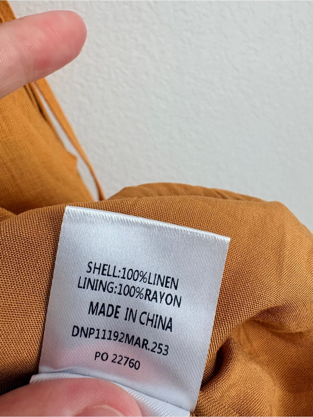 DISSH Pia Marigold Linen Mini Dress (2)