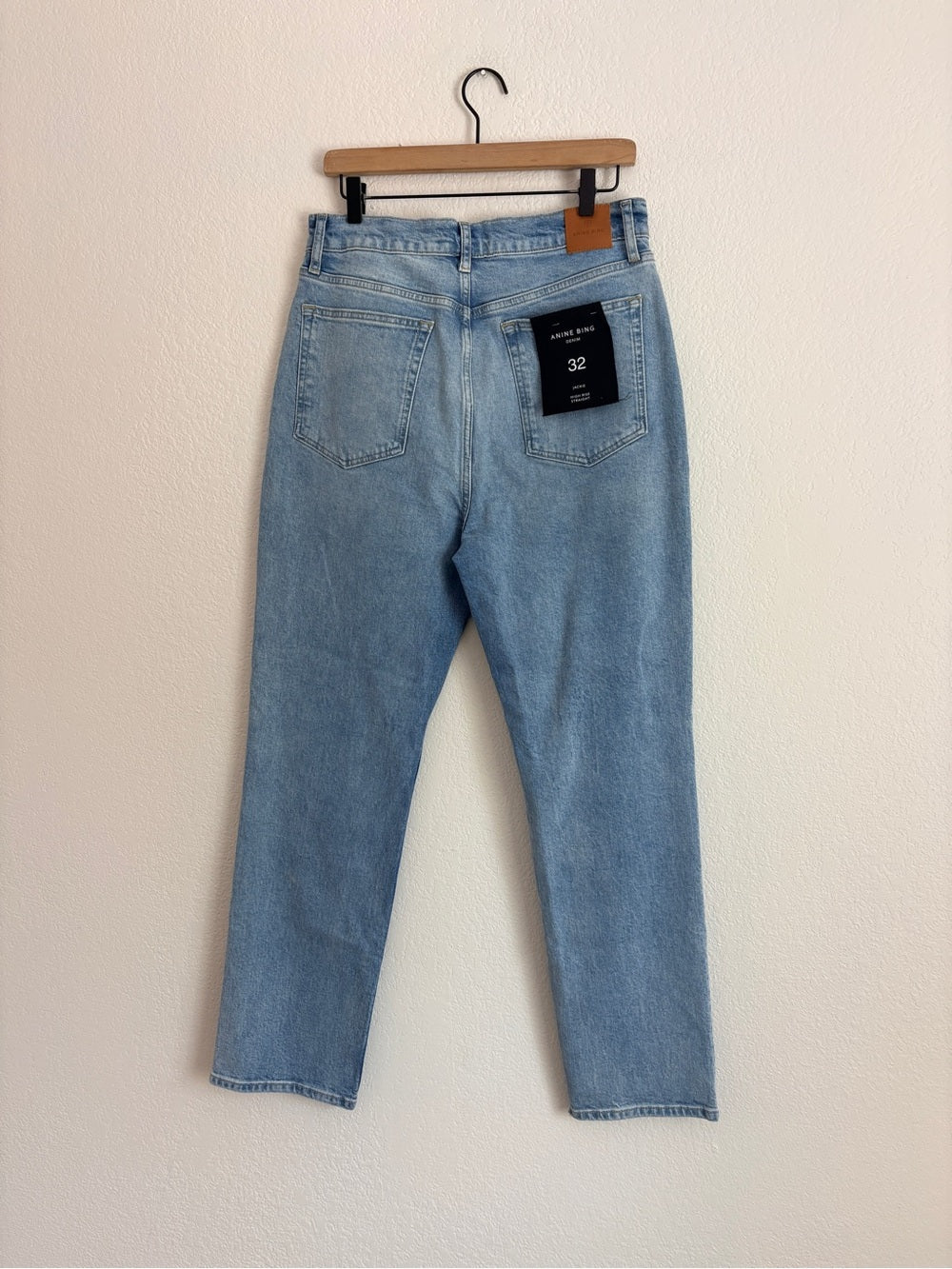 NWT Anine Bing Jackie High Rise Jeans (32)
