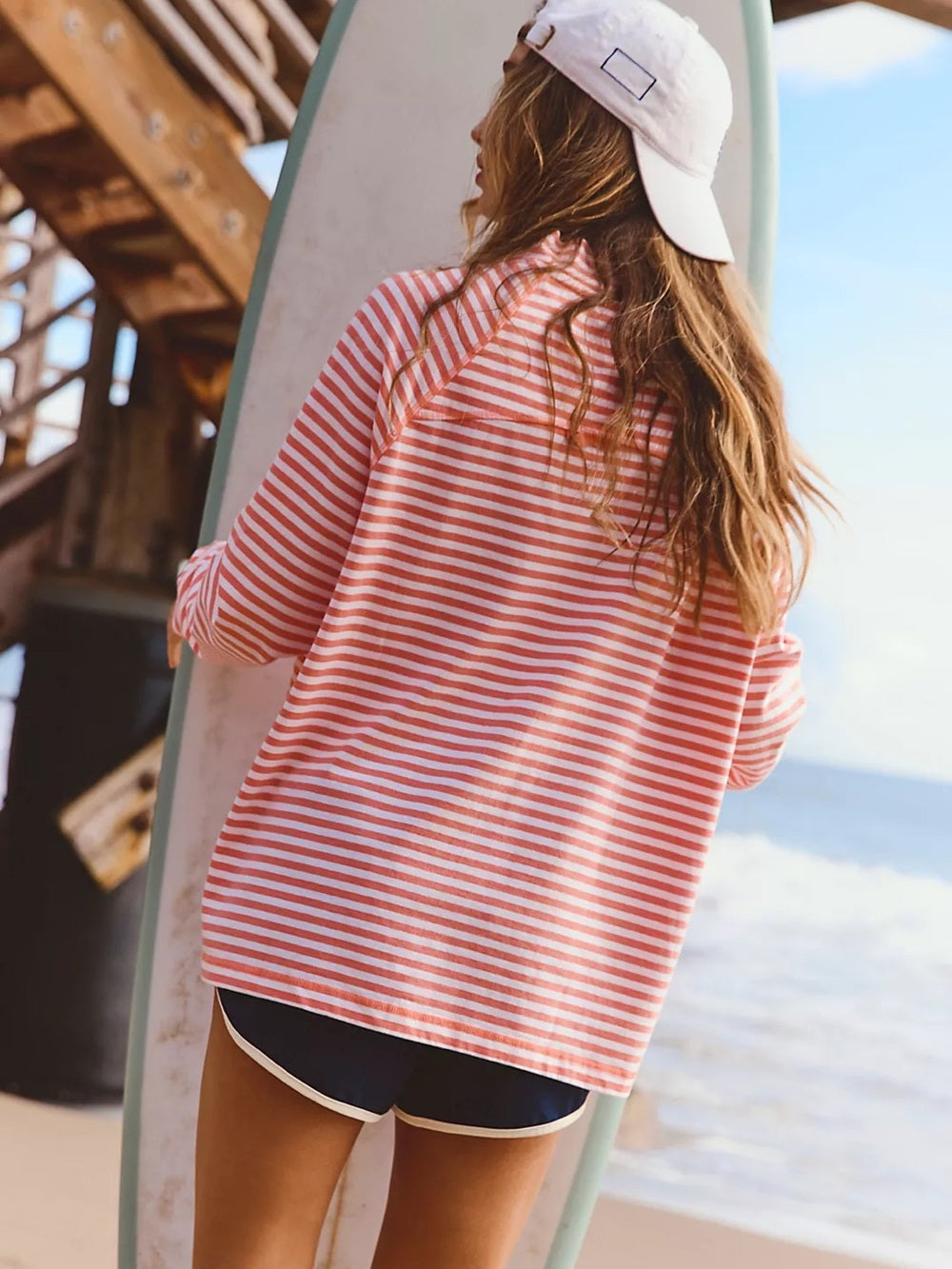 Free People Movement Stripe Restoration Tee (S)