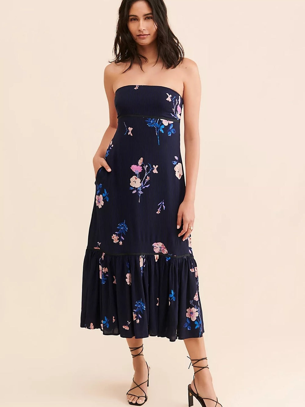 Free People Rosie Posie Midi Dress (M)