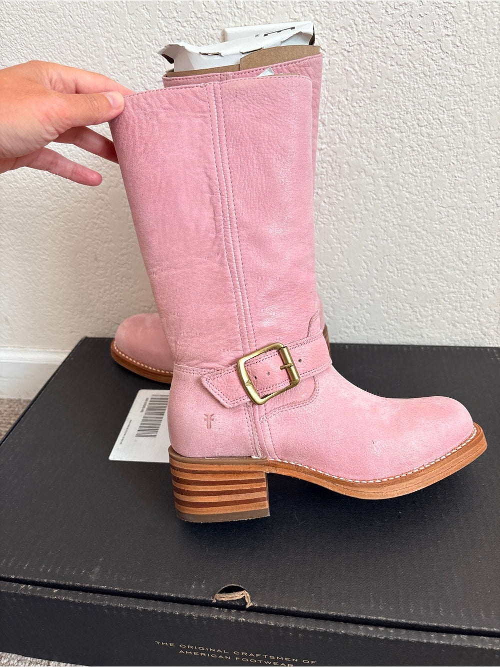 NEW Frye Exclusive Campus Buckle Boots (6)