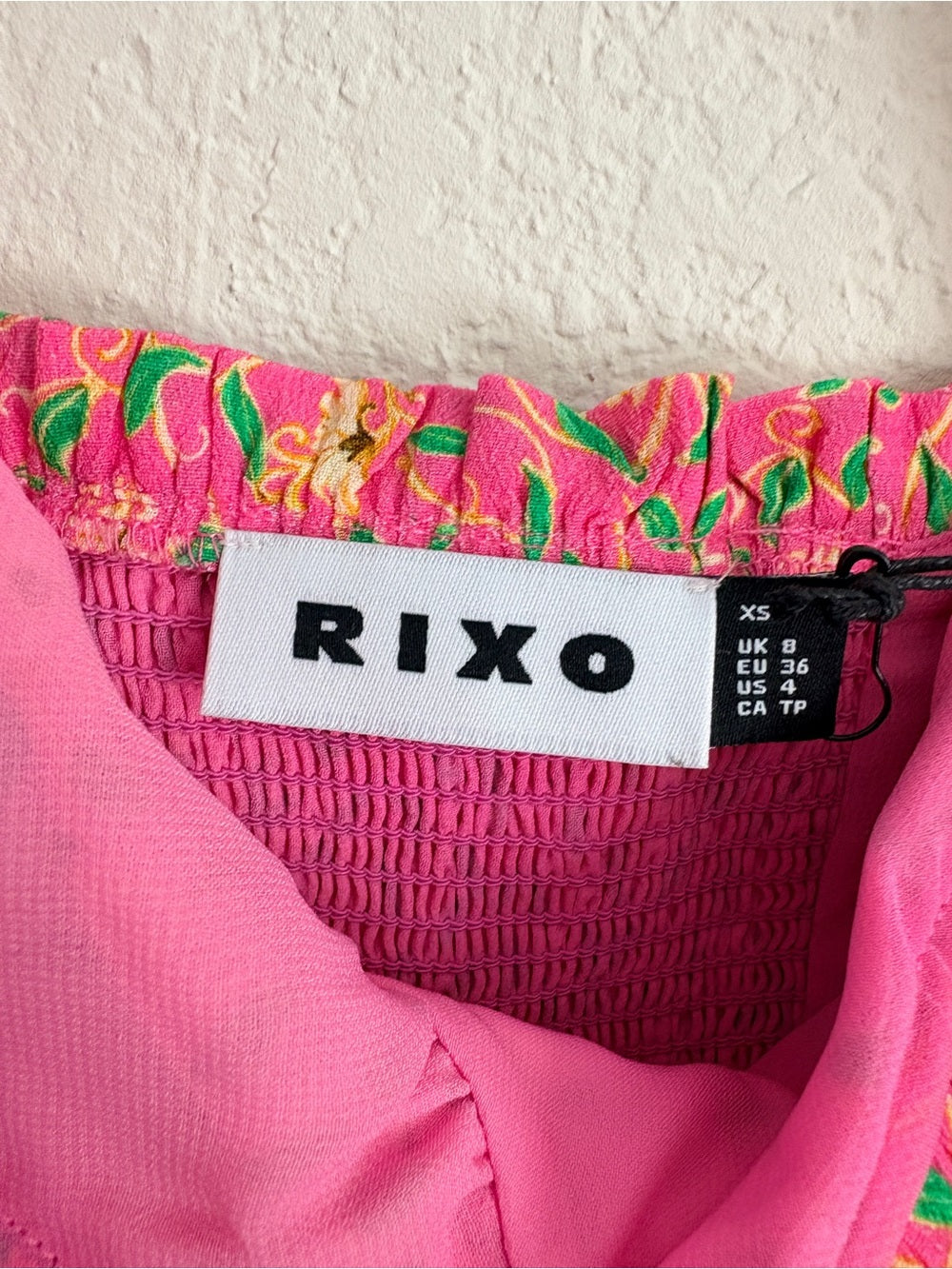 RIXO Olimani tie-detailed floral-print crepe de chine midi (4)