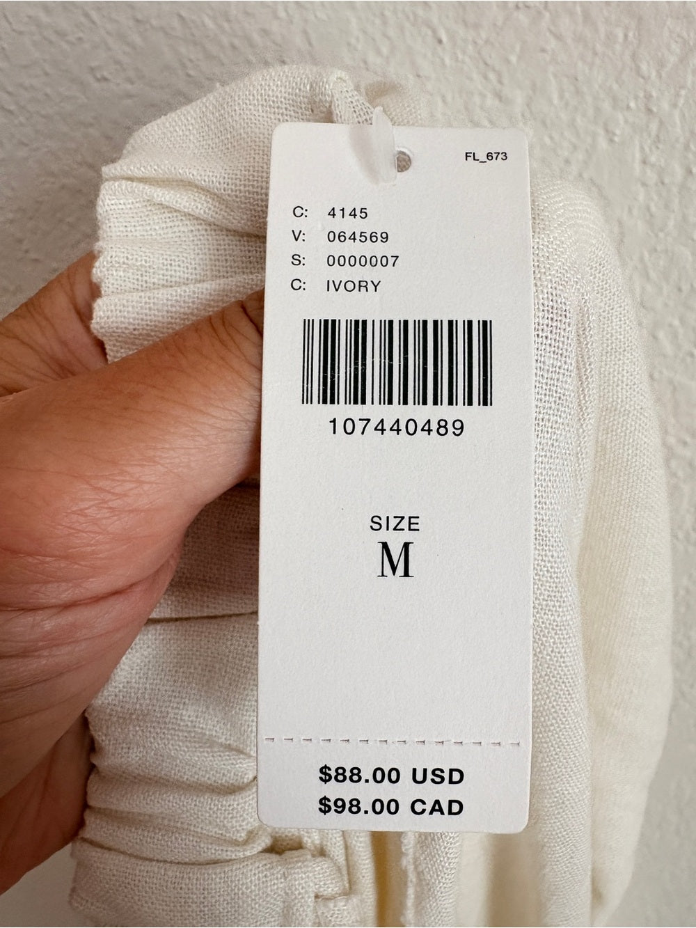 Celandine Linen Oversized Wide Leg Fisherman Pants (M)