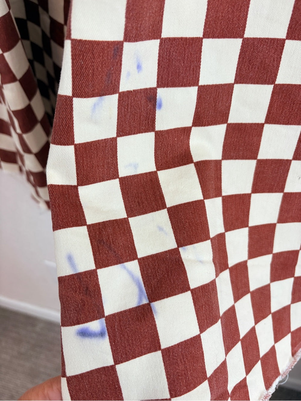 Free People Just Float Checkered Flare Checkerboard Jeans (28)